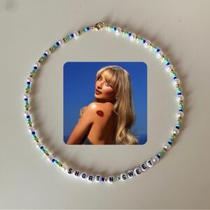 Sabrina Carpenter Short n Sweet beaded necklace